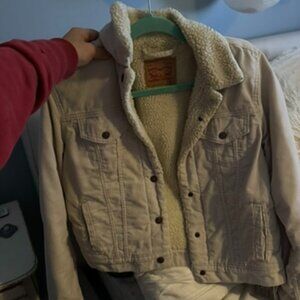 Cream Levi Sherpa Jacket